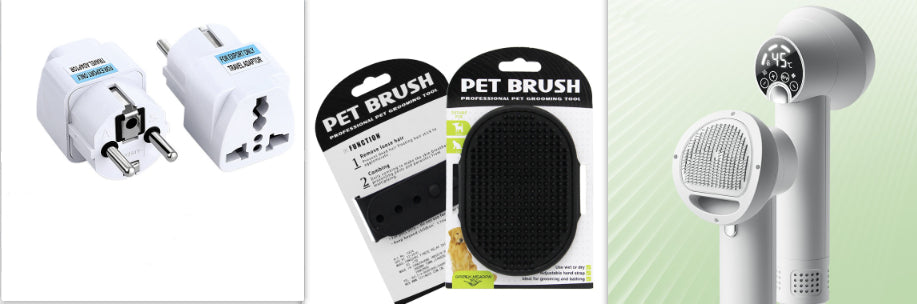 Smart Silent Pet Hair Dryer Comb