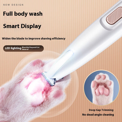 LED Display Pet Paw Clipper