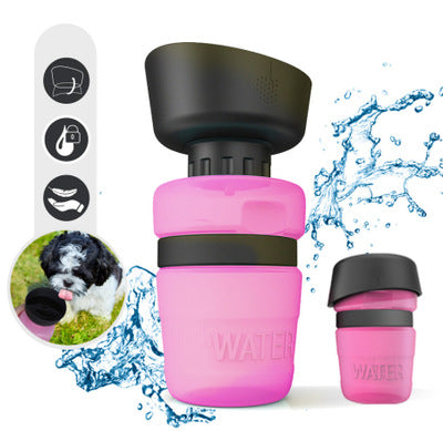 Travel Dog Water Bottle Foldable