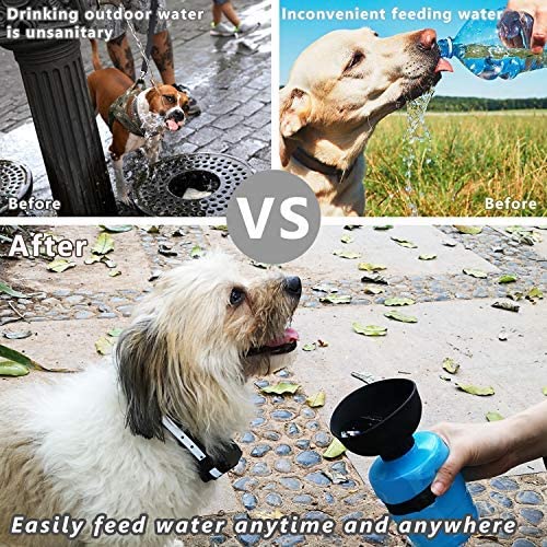 Travel Dog Water Bottle Foldable
