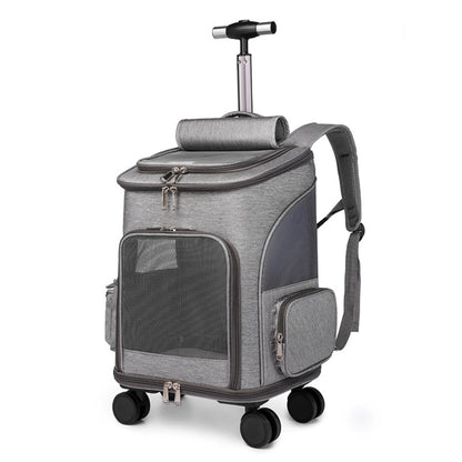 Wheeled Cat Backpack Trolley Bag