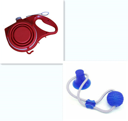 Pet Travel Set - Water Bottle, Bowl & Leash