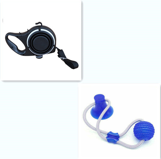 Pet Travel Set - Water Bottle, Bowl & Leash