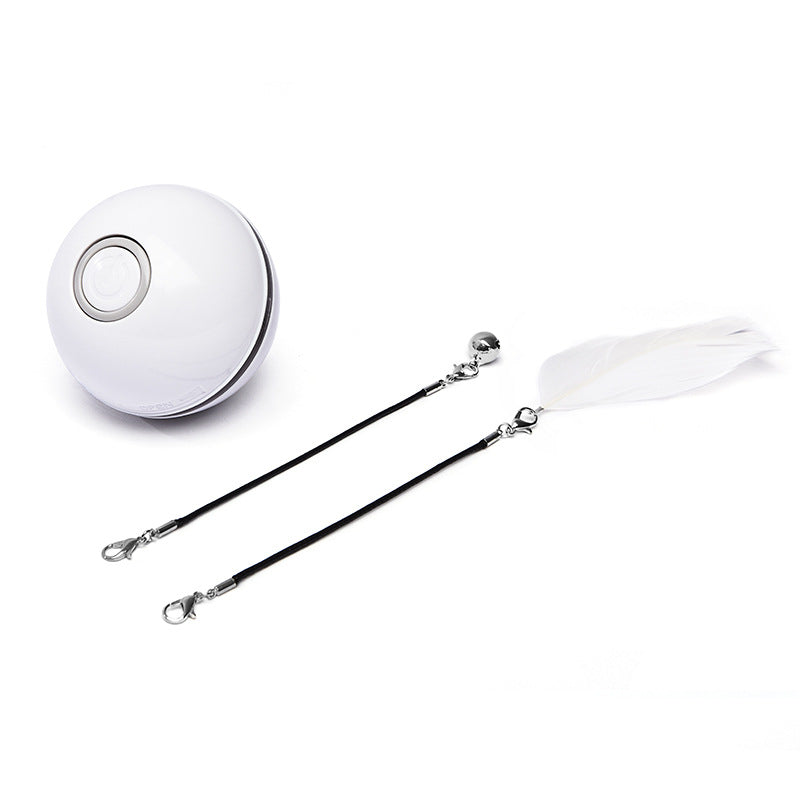 Interactive LED Laser Ball Toy for Cats - Automatic Rolling Electronic Pet Toy