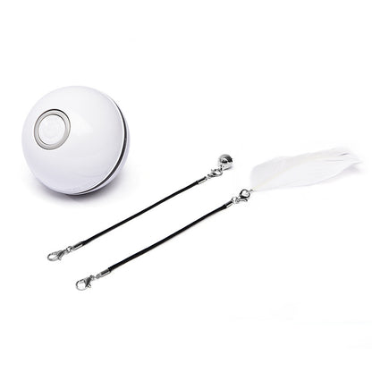 Interactive LED Laser Ball Toy for Cats - Automatic Rolling Electronic Pet Toy