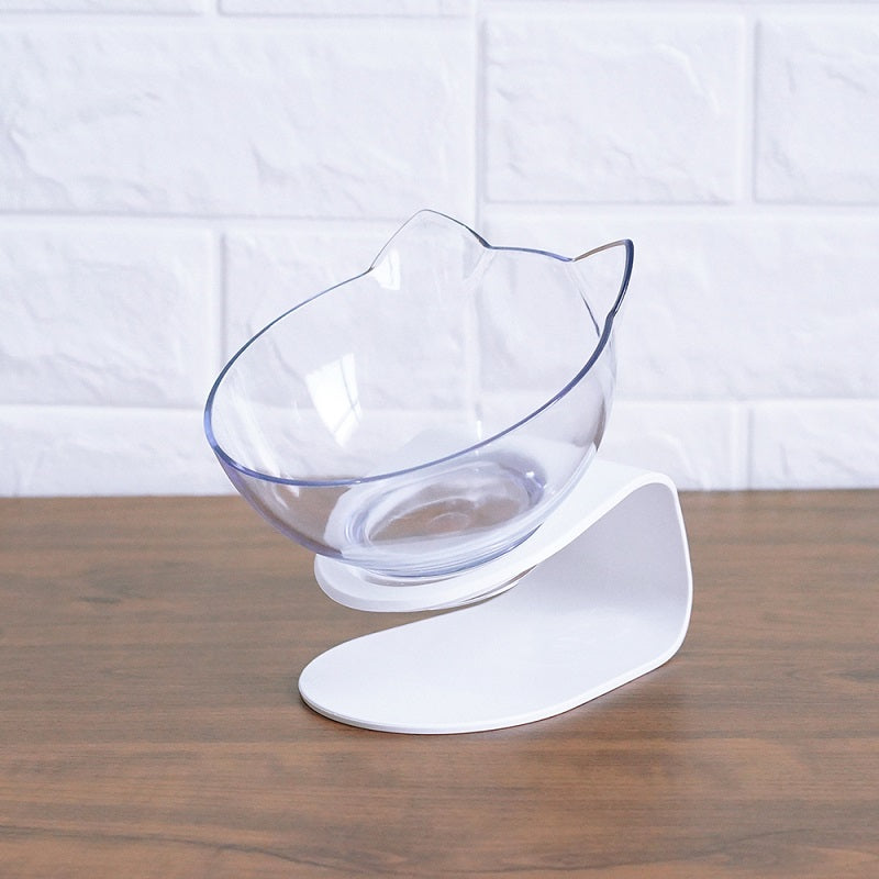 Tilted Double Bowl for Cats