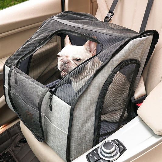 Car Pet Cage with Thick Mat