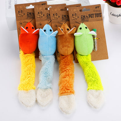 Souris à longue queue - Jouets d'éveil pour chats - Jouets amusants pour animaux de compagnie - Jouets pour chats - Jouets d'entraînement pour souris - Jouets ludiques et interactifs
