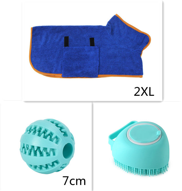 Gants de massage en silicone pour le bain des chiens et chats, brosse et peigne pour le nettoyage de la salle de bain, avec possibilité de verser du shampoing. Accessoires de toilettage pour chiens.
