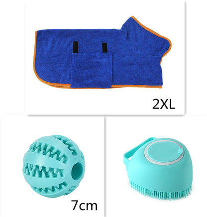 Gants de massage en silicone pour le bain des chiens et chats, brosse et peigne pour le nettoyage de la salle de bain, avec possibilité de verser du shampoing. Accessoires de toilettage pour chiens.