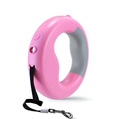 LED Retractable Dog Leash with Light