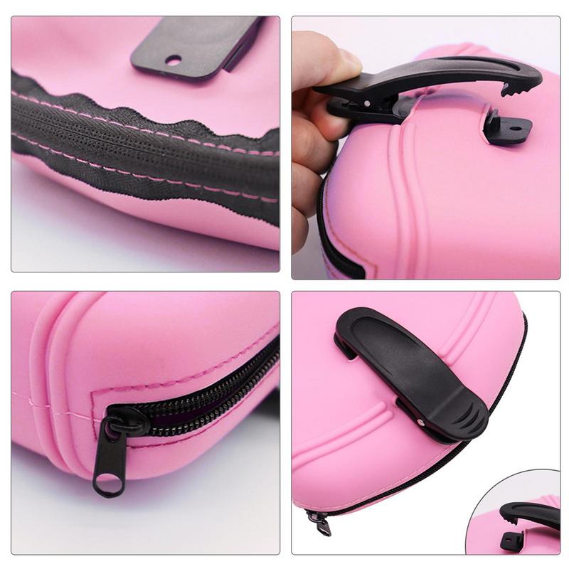 Sac en silicone pour nourrir et friandises de chien, pochette de rangement pour l'entraînement, sac banane portable pour l'entraînement des chiens, sac souple et lavable pour l'extérieur, sac de rangement pour nourriture et récompenses alimentaires.