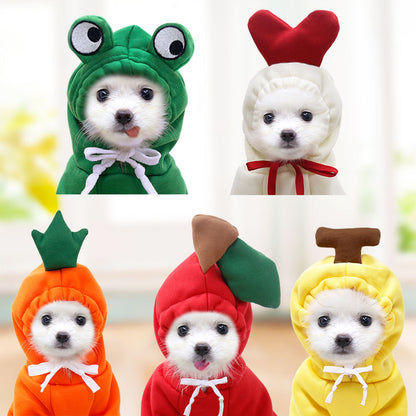 Dog Hoodie Winter Fleece
