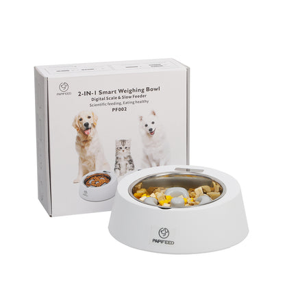 Anti-Gulp Weighing Dog Feeder