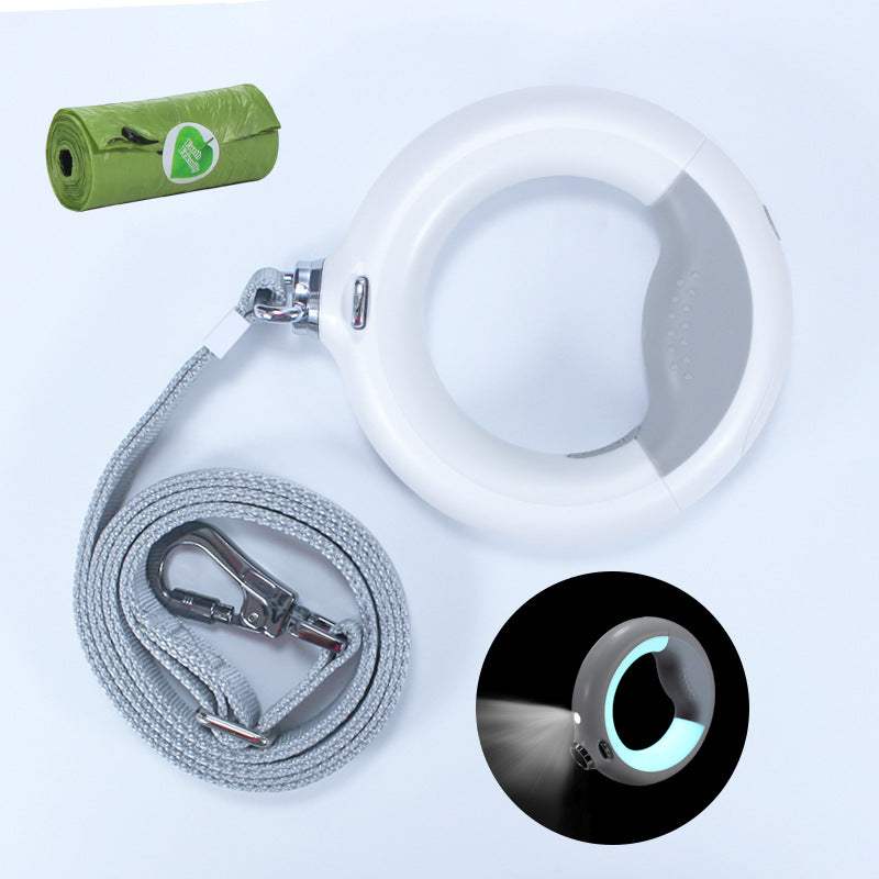LED Retractable Dog Leash with Light