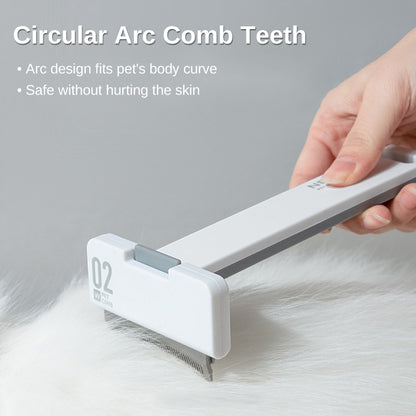 Pet Hair Remover Brush - Floating Grooming Tool for Cats