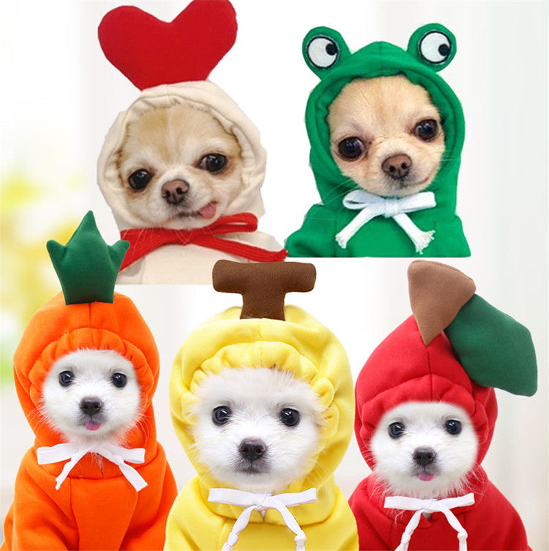 Dog Hoodie Winter Fleece