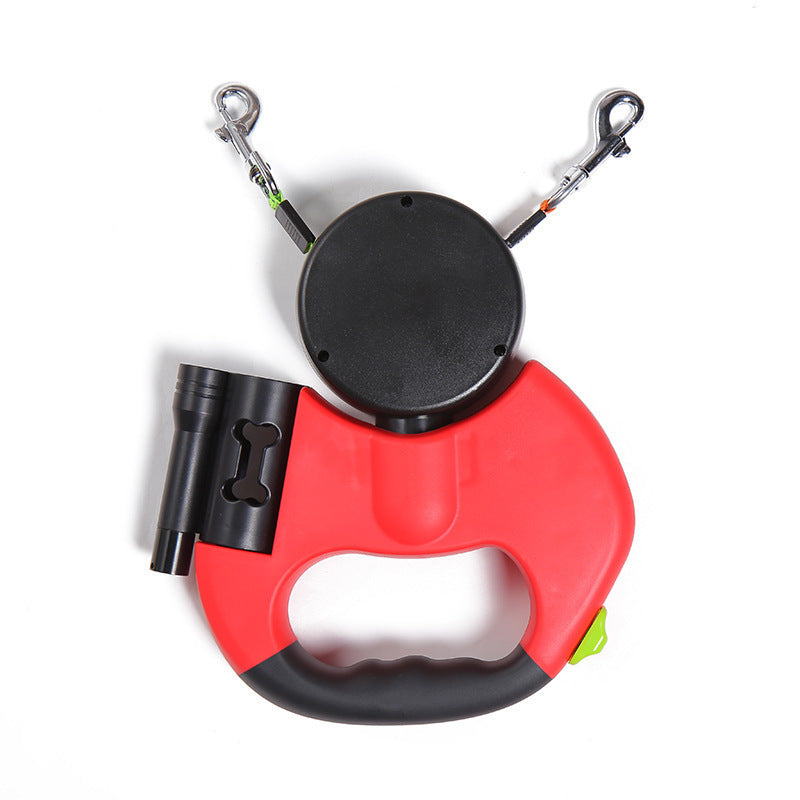 Guinzaglio rétractable pour chien avec Luci LED