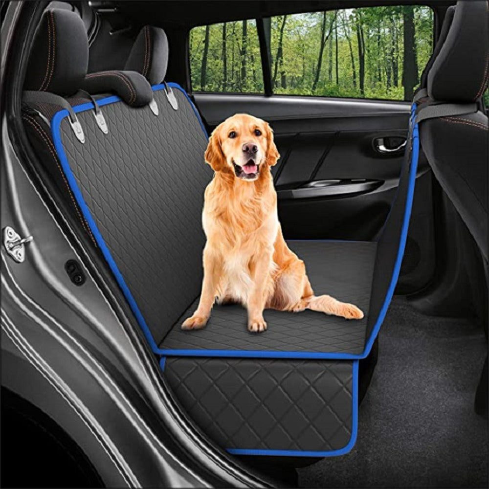 Waterproof Dog Car Seat Cover with Mesh Window