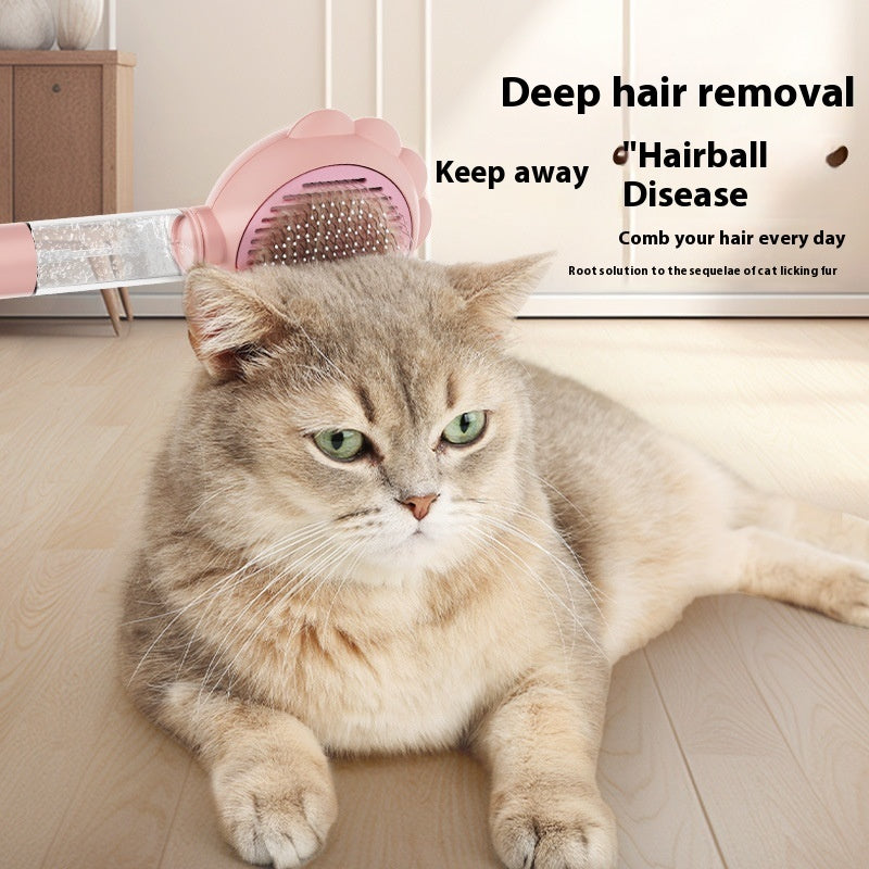 2-in-1 Self-Cleaning Pet Brush